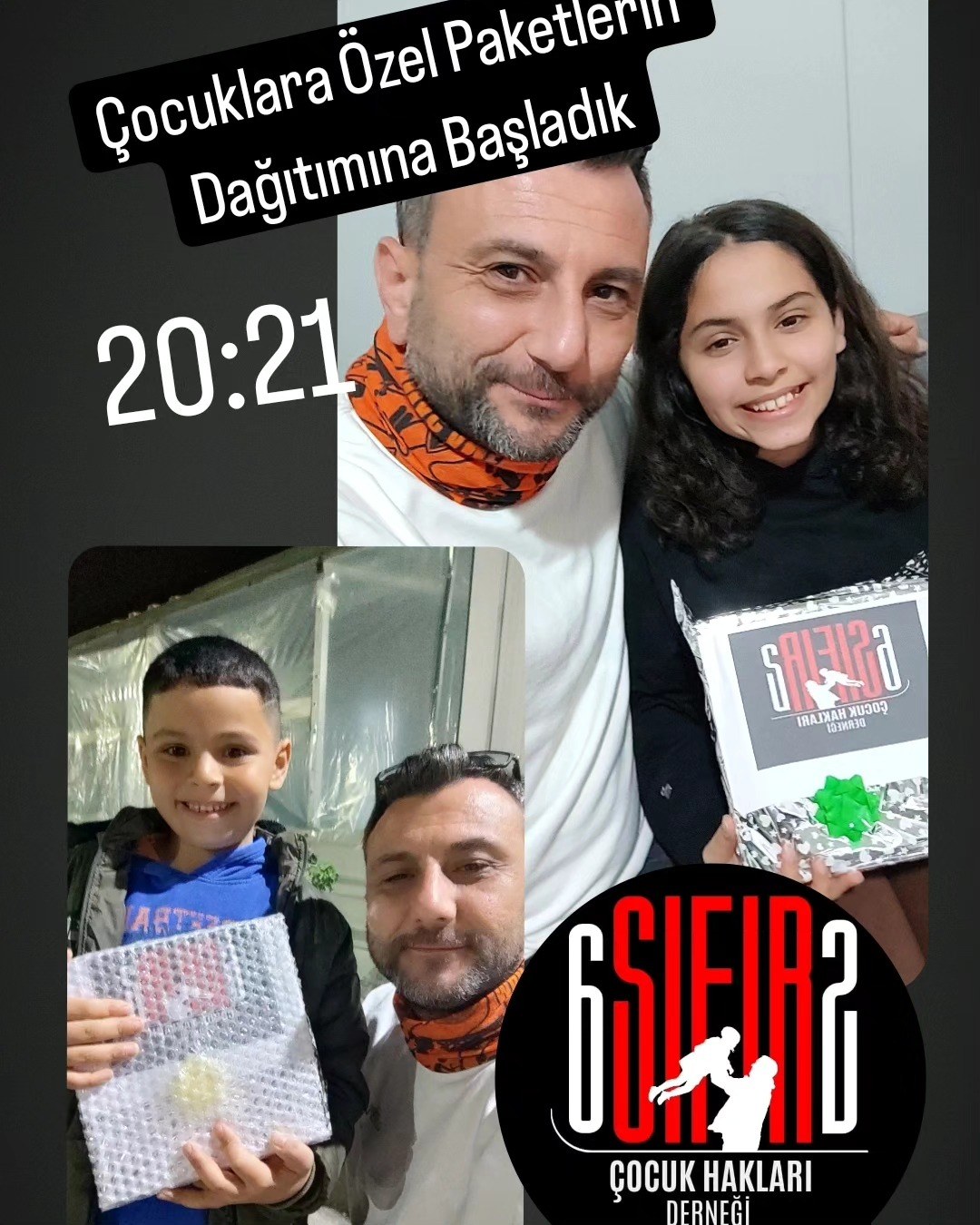 Çocuklara Özel paketlerin dağıtımına başladık