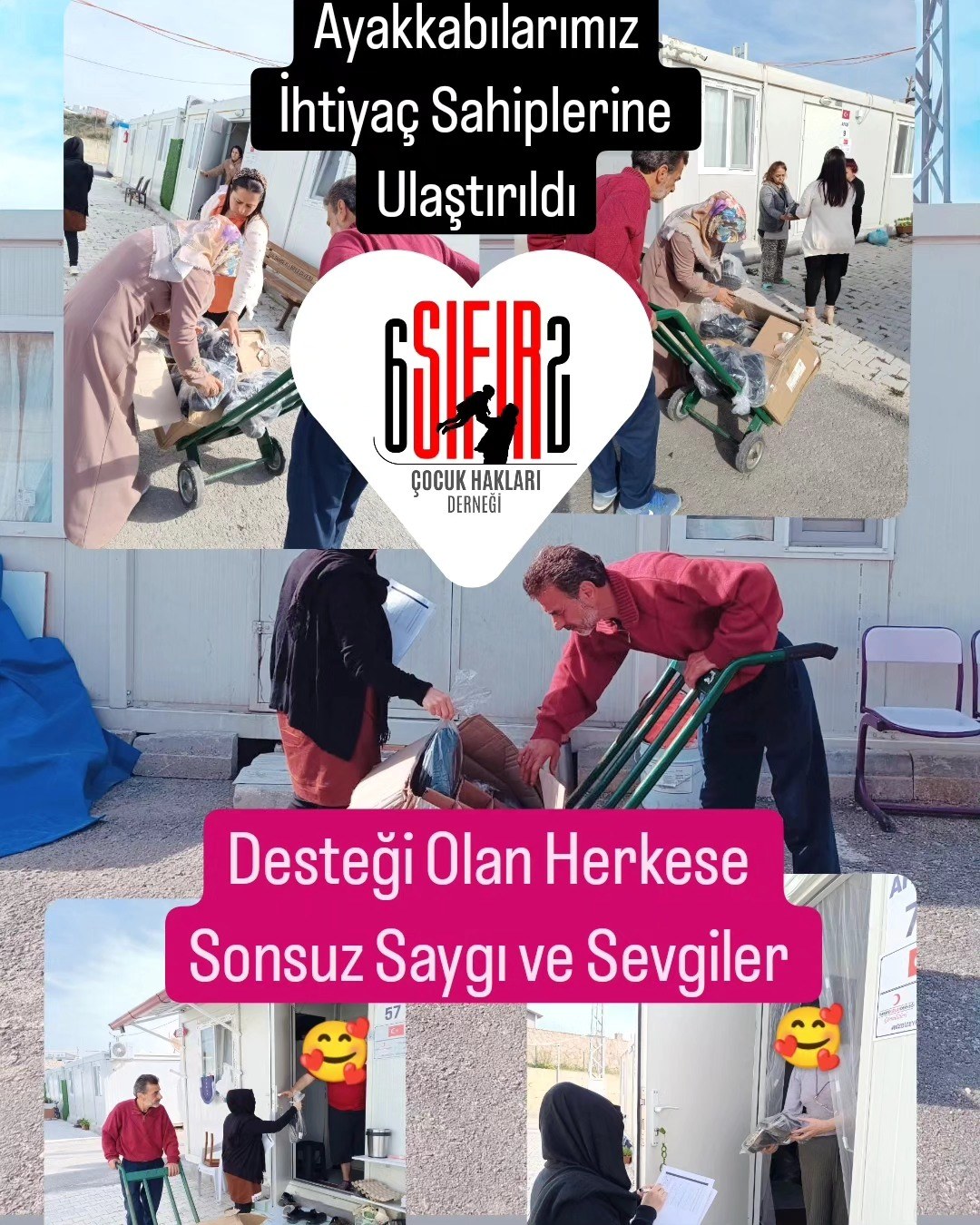 Dil Din Irk Mezhep Ayrımı yapılmadan Toplamda 1000 Çift ayakkabı
