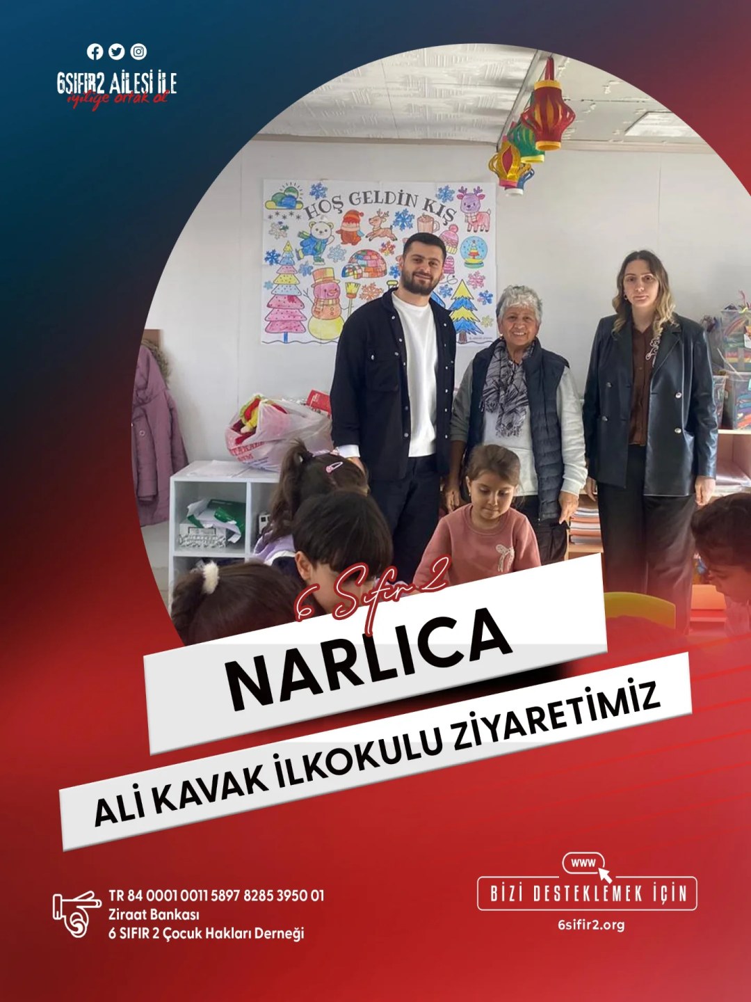 Hatay Antakya da bulunan Narlıca Ali Kavak İlkokulunda bulunan