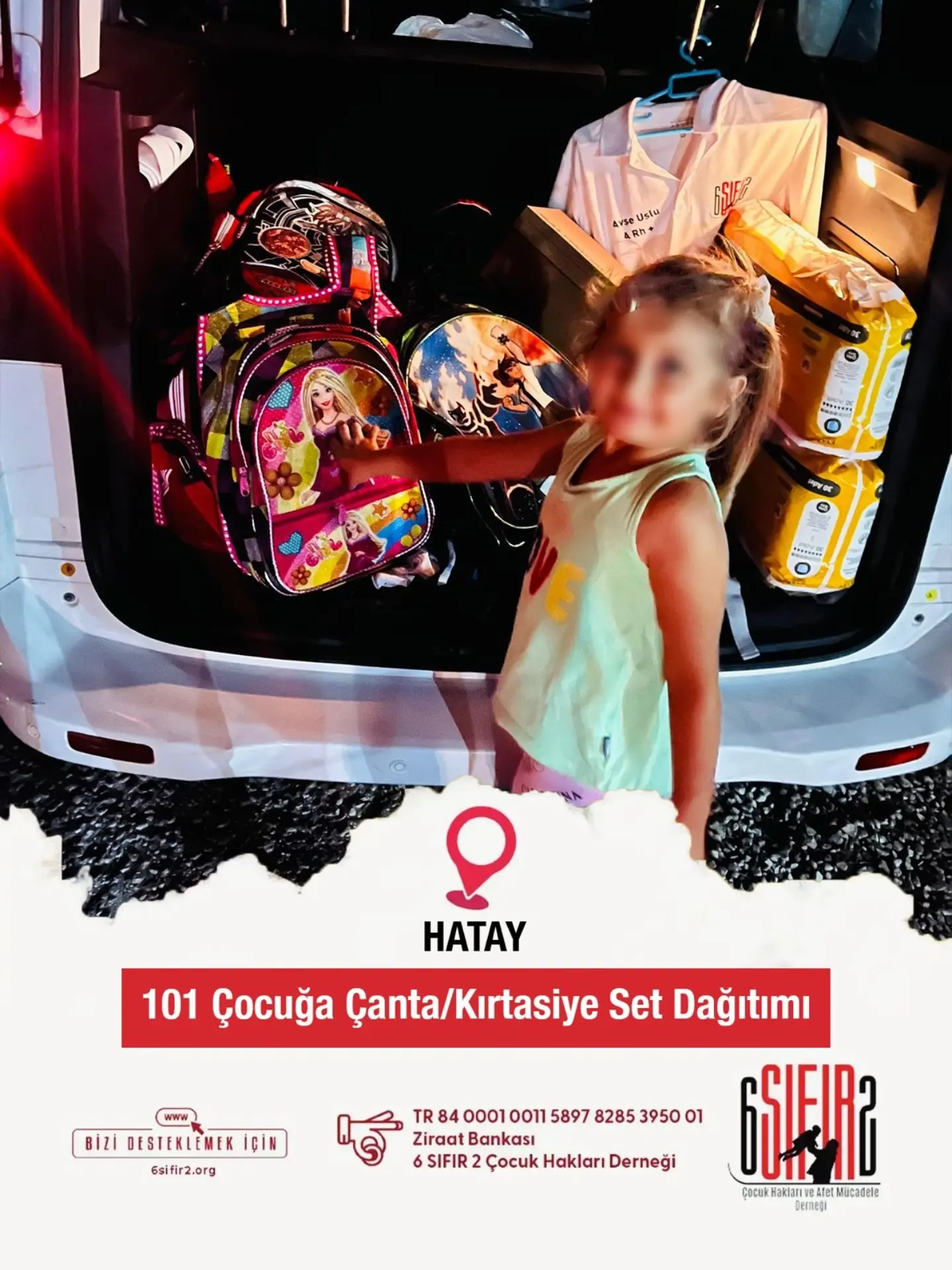 101 Çocuğa Kırtasiye ve Çanta Desteği