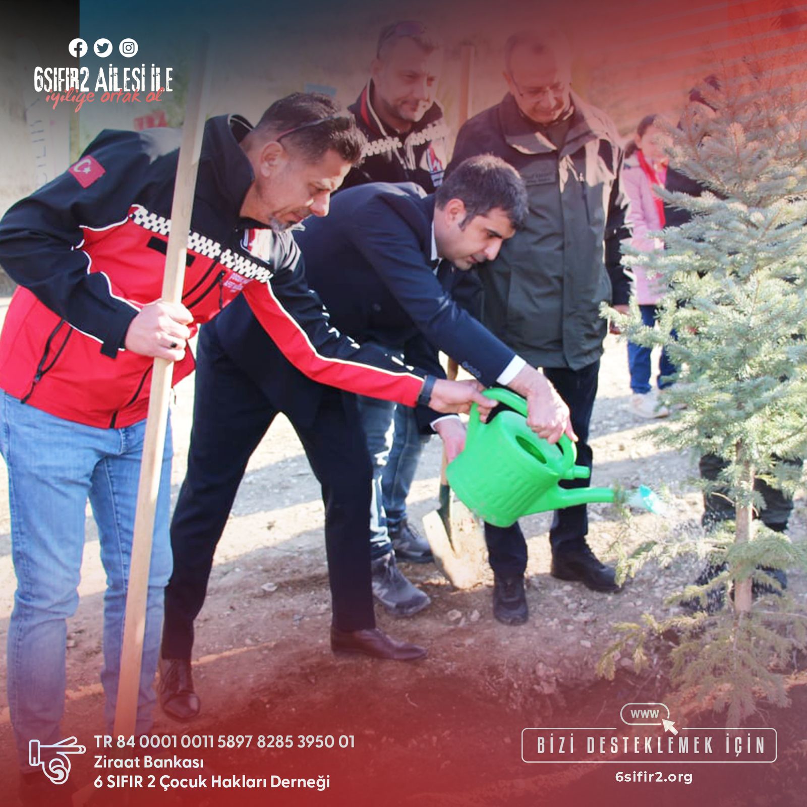 Kahramanmaraş’ta Çocuklarımızla Fidan Diktik