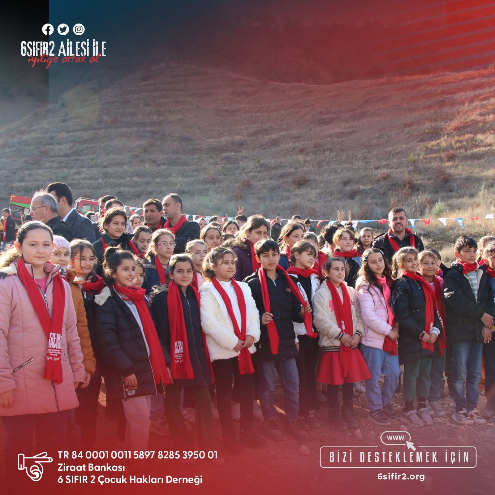 Kahramanmaraş’ta Çocuklarımızla Fidan Diktik