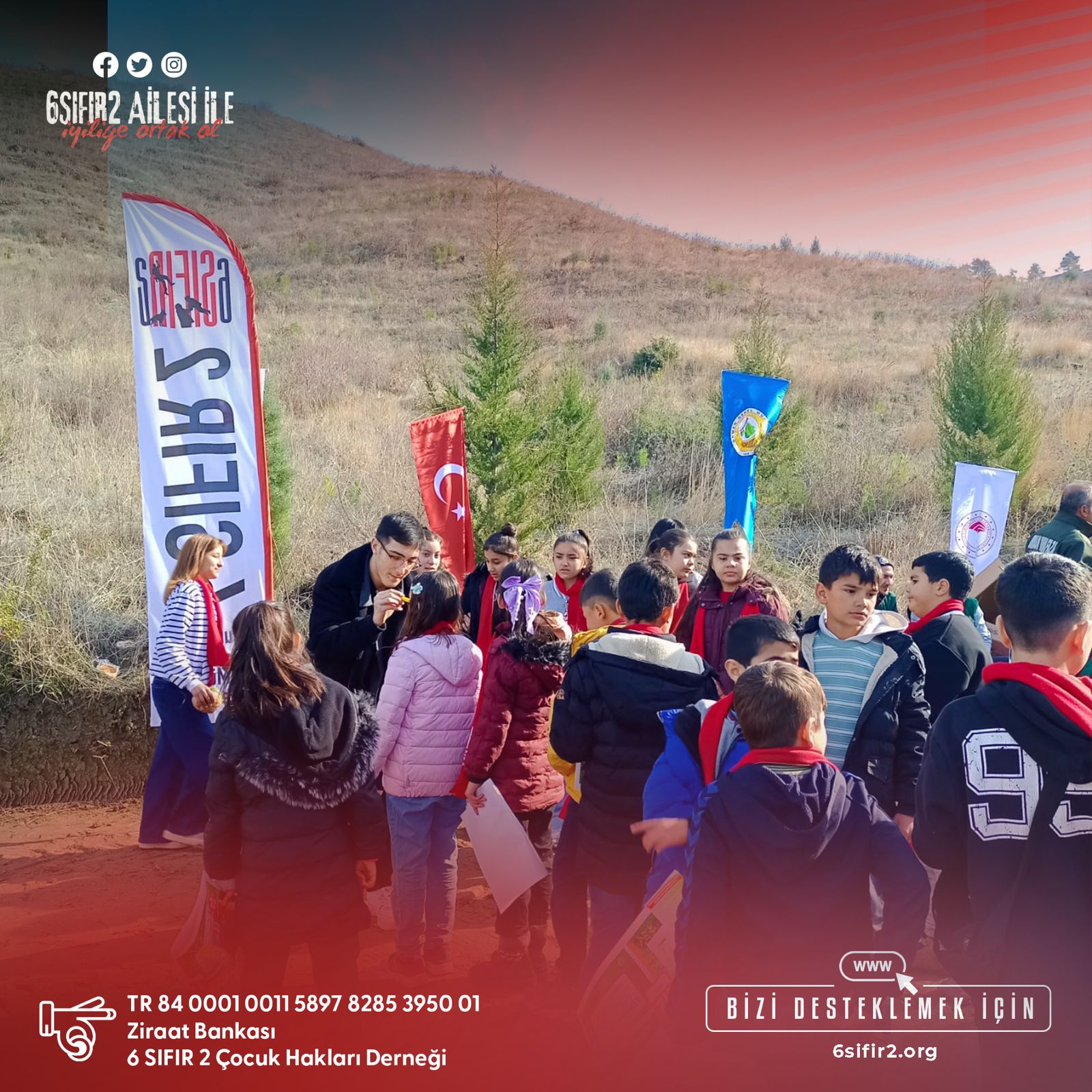 Kahramanmaraş’ta Çocuklarımızla Fidan Diktik