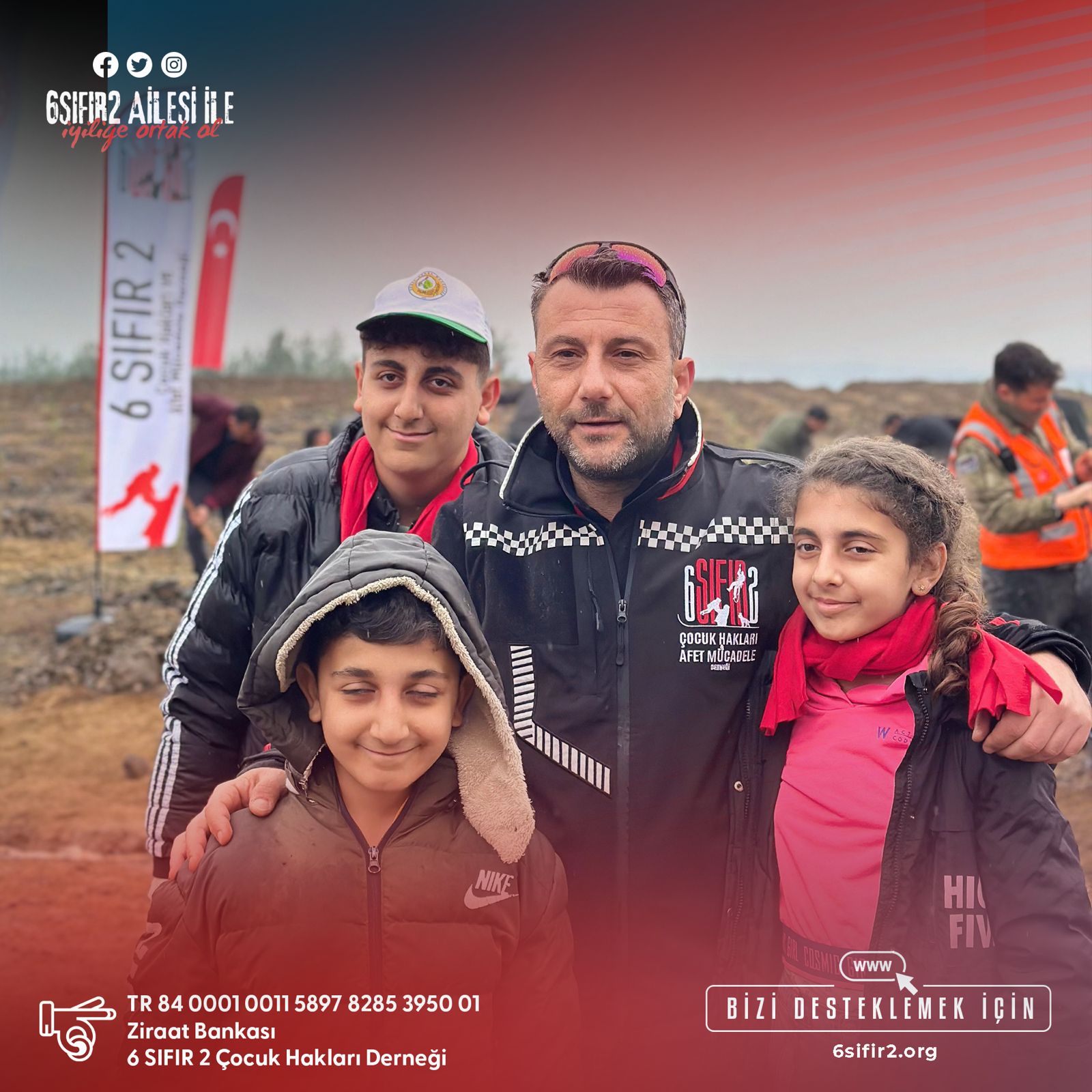 Kahramanmaraş’ta Çocuklarımızla Fidan Diktik